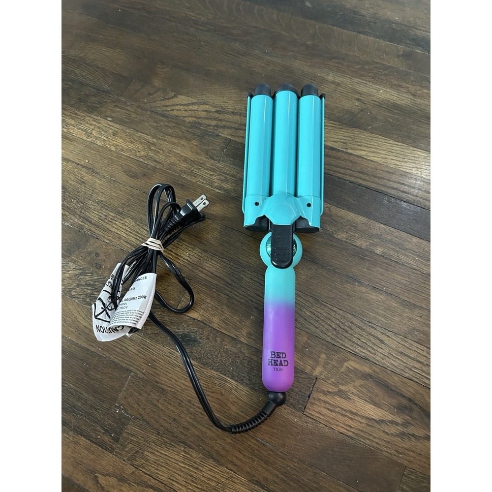 Bed Head Wave Affair 3 Barrel Hair Waver Tourmaline Ceramic 410°F Open Box